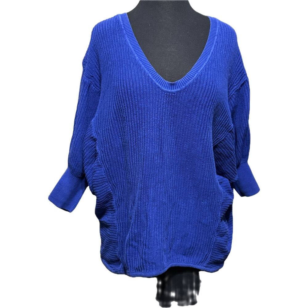 Express Blue Cable Knit Sweater - Size L